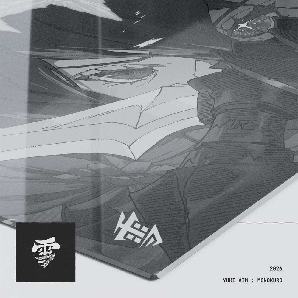 Yuki Aim Monokuro | 二次元玻璃FPS电竞鼠标垫