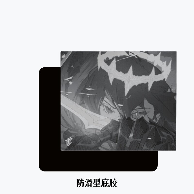 Yuki Aim Monokuro | 二次元玻璃FPS电竞鼠标垫